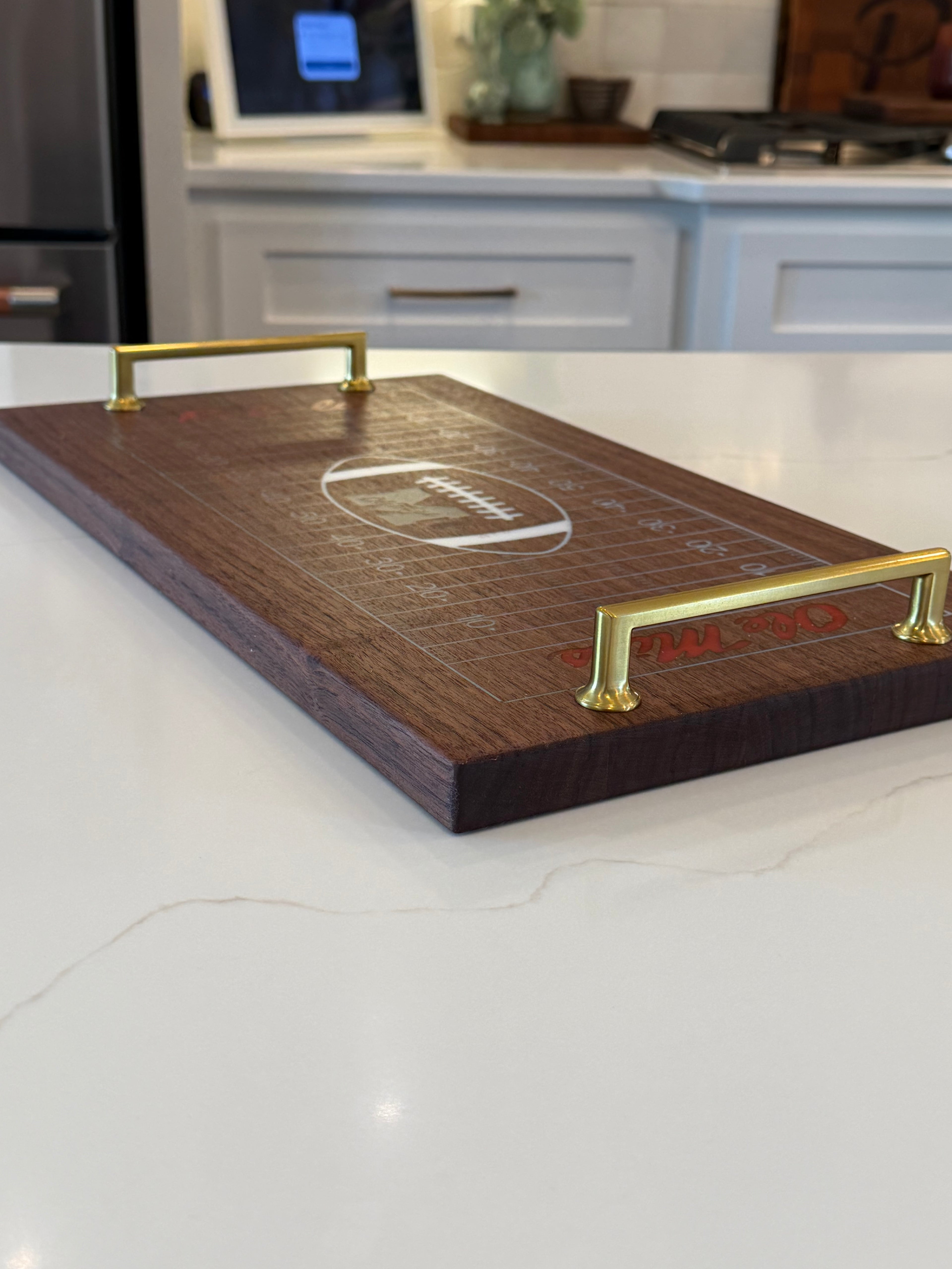 Football Serving Tray
