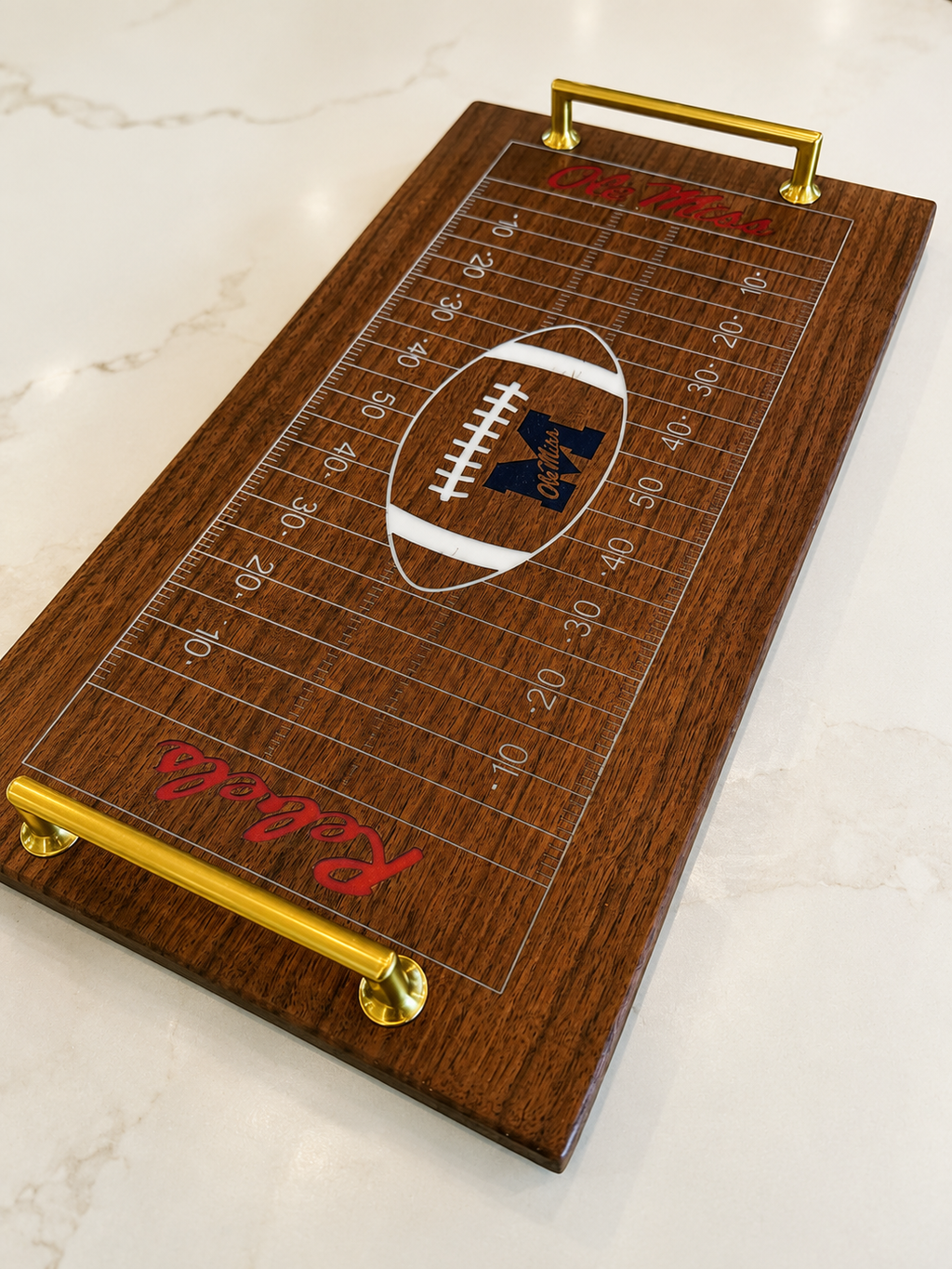 Football Serving Tray